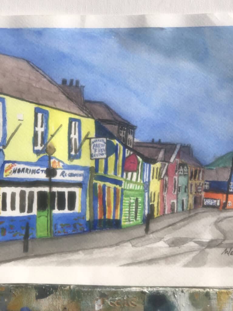 painting street town houses