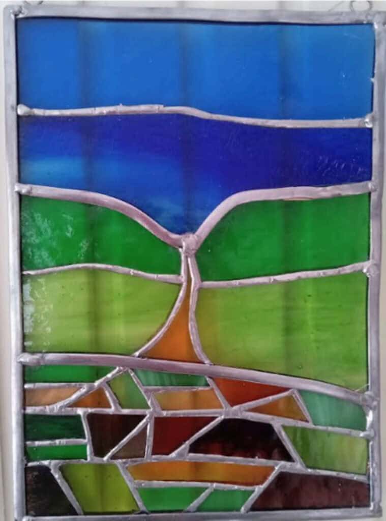 stainedglass piece