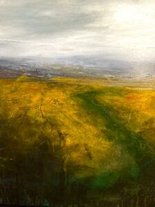 Painting of valley scene